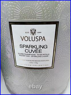 Voluspa Sparkling Cuvee Champagne Luxury Coconut Wax Blend 123oz Hearth Candle