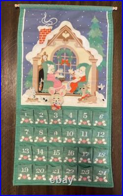 Vtg 1987 Avon Advent Calendar Christmas Santa Claus with Original Mouse