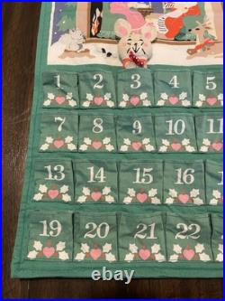 Vtg 1987 Avon Advent Calendar Christmas Santa Claus with Original Mouse