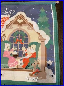 Vtg 1987 Avon Advent Calendar Christmas Santa Claus with Original Mouse