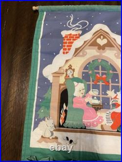 Vtg 1987 Avon Advent Calendar Christmas Santa Claus with Original Mouse