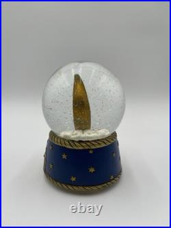 Vtg 1992 Vandor When You Wish Upon A Star Musical Celestial Snow Globe Sun Moon
