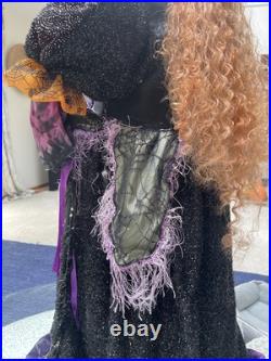 Vtg Giant Halloween Witch Floor Doll Tabletop Decor Amazing Design Euc 40h