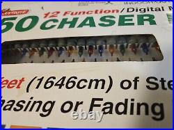 Vtg Joy Brite 150 ct Chaser Christmas Lights 12 Function x 3 + Bonus! NEW @@