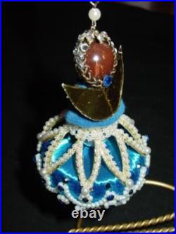 Vtg June Zimonick RARE Swarovski Christmas Ornament MILADY #115 1975