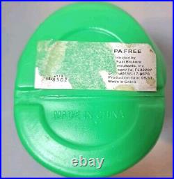 Vtg Plastic Blow Mold Frankenstein Cup Halloween Monster Mug Green