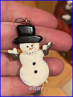 Vtg Santa Advent Wooden Calendar 24 Hanging Ornament's Costco Complete Read