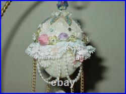 Vtg Zimonick RARE Swarovski Christmas Ornament SUGAR PLUM FAIRY #87