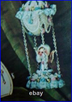 Vtg Zimonick RARE Swarovski Christmas Ornament SUGAR PLUM FAIRY #87