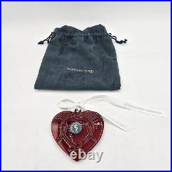 WATERFORD 2023 Times Square Gift of Love HEART Ornament #1061927 Original Bag
