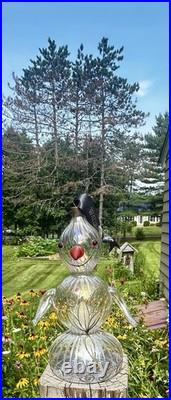WATERFORD Holiday Heirloom JOL Christmas Glass Ornament Jim O'Leary Snowman