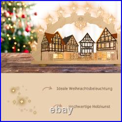 WEIGLA Schwibbogen old town I light arch Erzgebirge I Christmas decoration inside