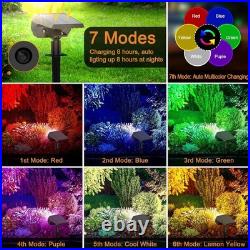 WELALO Solar Color Changing Spot Lights Outdoor, 10 Pack, Multicolor
