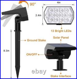 WELALO Solar Color Changing Spot Lights Outdoor, 10 Pack, Multicolor
