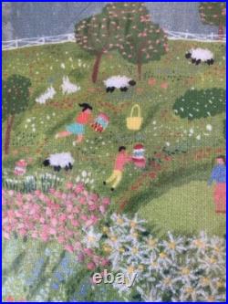 WEST ELM Nicole Cicak EASTER EGG HUNT Pillow Cover 20sq. NWT