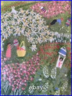 WEST ELM Nicole Cicak EASTER EGG HUNT Pillow Cover 20sq. NWT