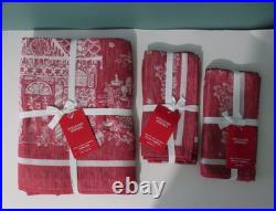 WILLIAMS-SONOMA New'TWAS THE NIGHT BEFORE CHRISTMAS Tablecloth & 8 Napkins