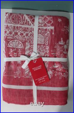 WILLIAMS-SONOMA New'TWAS THE NIGHT BEFORE CHRISTMAS Tablecloth & 8 Napkins