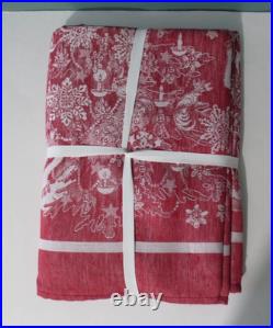 WILLIAMS-SONOMA New'TWAS THE NIGHT BEFORE CHRISTMAS Tablecloth & 8 Napkins