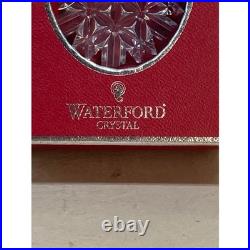 Waterford 2004 Crystal Snow Crystal Faceted Ornament New in Box Ireland
