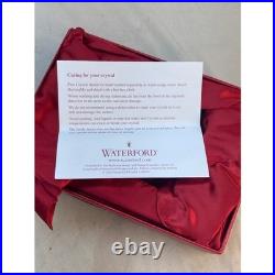Waterford 2004 Crystal Snow Crystal Faceted Ornament New in Box Ireland