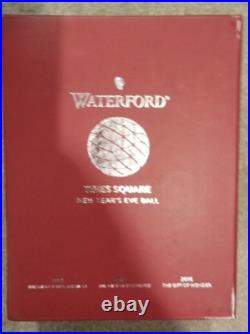 Waterford 2018 Times Square Snowglobe Gift of Serenity #40028634 Boxed with tags