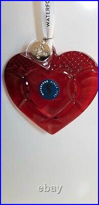Waterford 2023 Times Square The Gift of Love Heart Ornament #1061927 Boxed withtag