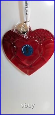 Waterford 2023 Times Square The Gift of Love Heart Ornament #1061927 Boxed withtag