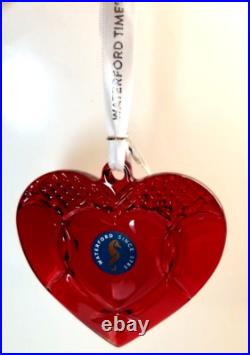 Waterford 2023 Times Square The Gift of Love Heart Ornament #1061927 Boxed withtag