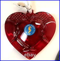 Waterford 2023 Times Square The Gift of Love Heart Ornament #1061927 Boxed withtag