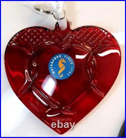 Waterford 2023 Times Square The Gift of Love Heart Ornament #1061927 Boxed withtag