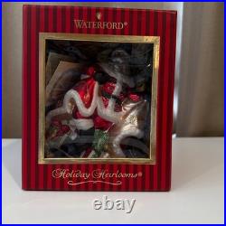 Waterford Holiday Heirlooms St Nicholas with Gifts Glass Ornament 148331 Box COA