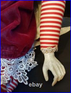 Wayne M. Kleski I'm Late Whimsical 28 Inch Tall Rabbit Doll Wayne M. Kleski I'm Late Whimsical 28 Inch Tall Rabbit Doll