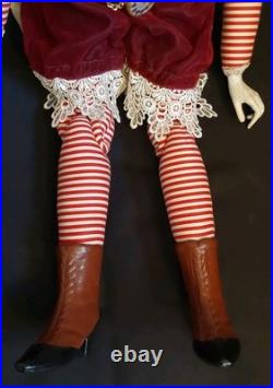 Wayne M. Kleski I'm Late Whimsical 28 Inch Tall Rabbit Doll withPocket Watch Wayne M. Kleski I'm Late Whimsical 28 Inch Tall Rabbit Doll withPocket Watch