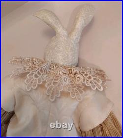 Wayne M. Kleski I'm Late Whimsical 28 Inch Tall Rabbit Doll withPocket Watch Wayne M. Kleski I'm Late Whimsical 28 Inch Tall Rabbit Doll withPocket Watch