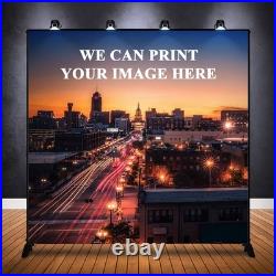 We'll Print Your Custom Image 7x7ft, 8x8ft, 10x10ft Nylon Backdrop, Banner (02)