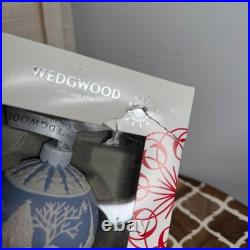 Wedgwood Carol Service Bauble Jasperware Blue Christmas Ornament Bulb 2016