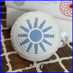 Wedgwood Carol Service Bauble Jasperware Blue Christmas Ornament Bulb 2016