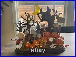 Welcome Great Pumpkin Peanuts Gang Danbury Lighted With Box