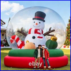 Wellcomer 16 Ft Inflatable Snowman SnowGlobe Christmas Décor
