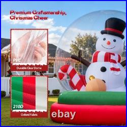 Wellcomer 16 Ft Inflatable Snowman SnowGlobe Christmas Décor