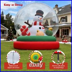 Wellcomer 16 Ft Inflatable Snowman SnowGlobe Christmas Décor