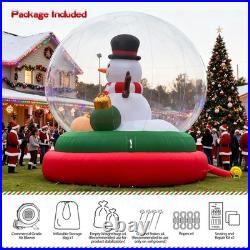 Wellcomer 16 Ft Inflatable Snowman SnowGlobe Christmas Décor