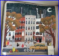 West Elm City Trick or Treat Pillow Cover NEW