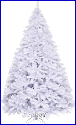 White Artificial Christmas Tree, 9FT Artificial Pine Tree WithPremium PVC Needles