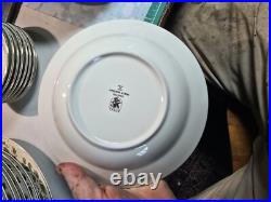 Whole Set Of Vintage Royal Limited Holly Holiday Christmas Plates, Cups, Bowls