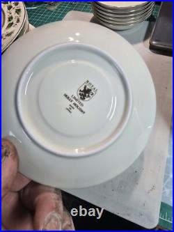 Whole Set Of Vintage Royal Limited Holly Holiday Christmas Plates, Cups, Bowls