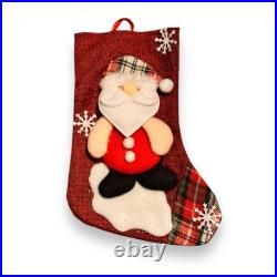 Wholesale 162 Handmade Christmas Stocking Bags Santa Rudolph 3D ships same day