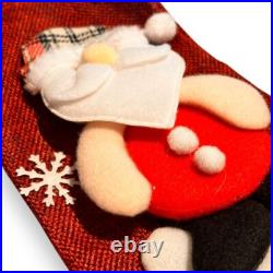 Wholesale 162 Handmade Christmas Stocking Bags Santa Rudolph 3D ships same day