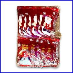 Wholesale 162 Handmade Christmas Stocking Bags Santa Rudolph 3D ships same day
